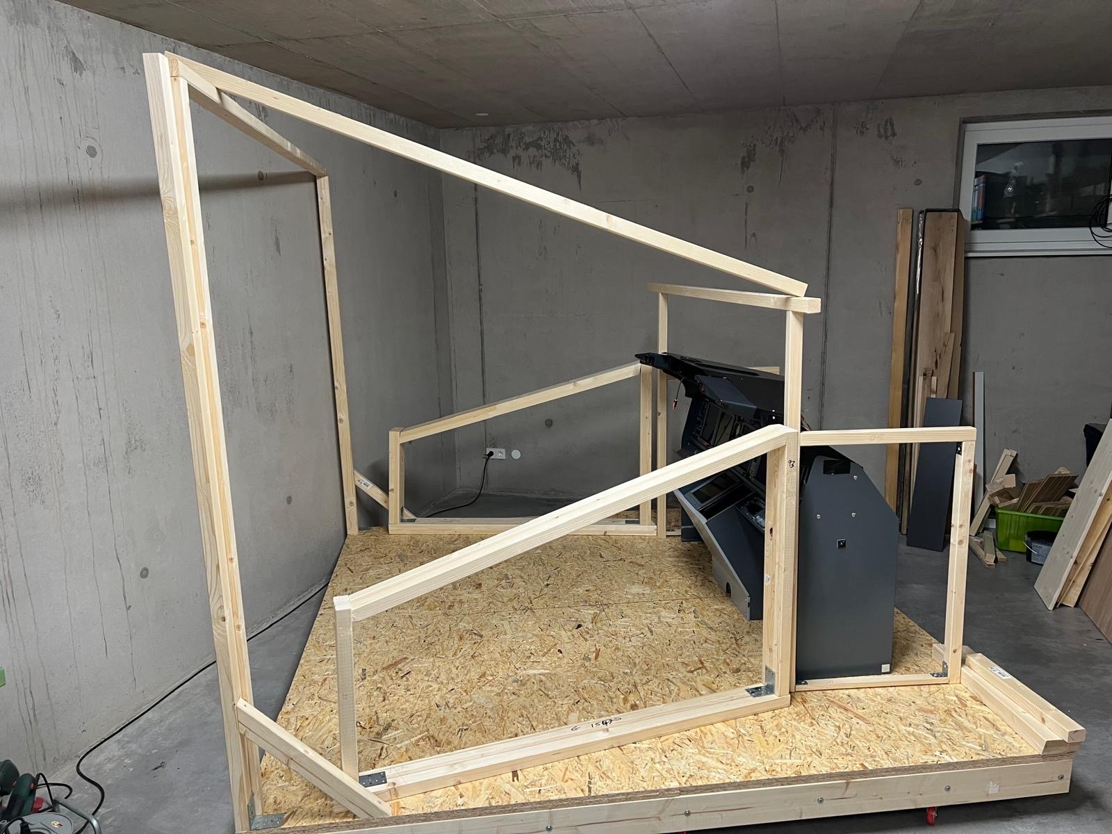 Homecockpit - Bodengerüst mit MIP